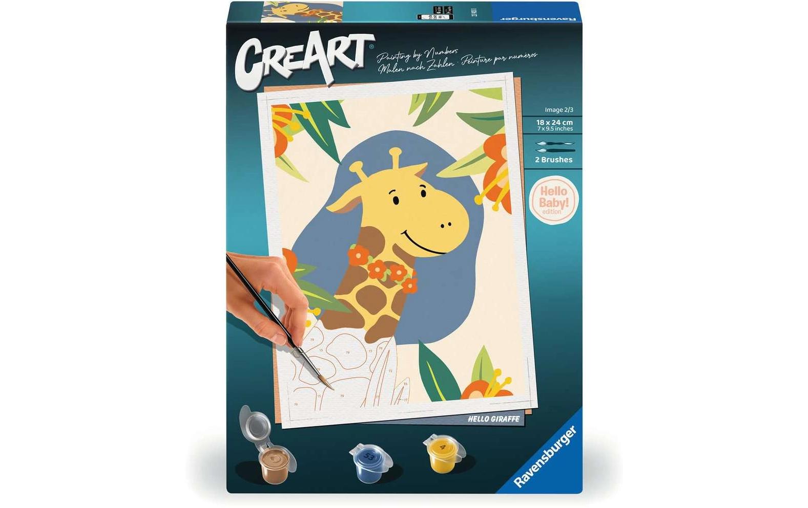 Ravensburger Malen nach Zahlen »CreArt – Hello Giraffe« von Ravensburger