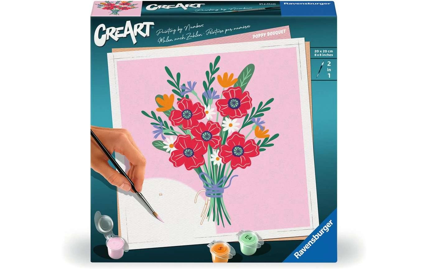 Ravensburger Malen nach Zahlen »CreArt Poppy Bouquet« von Ravensburger