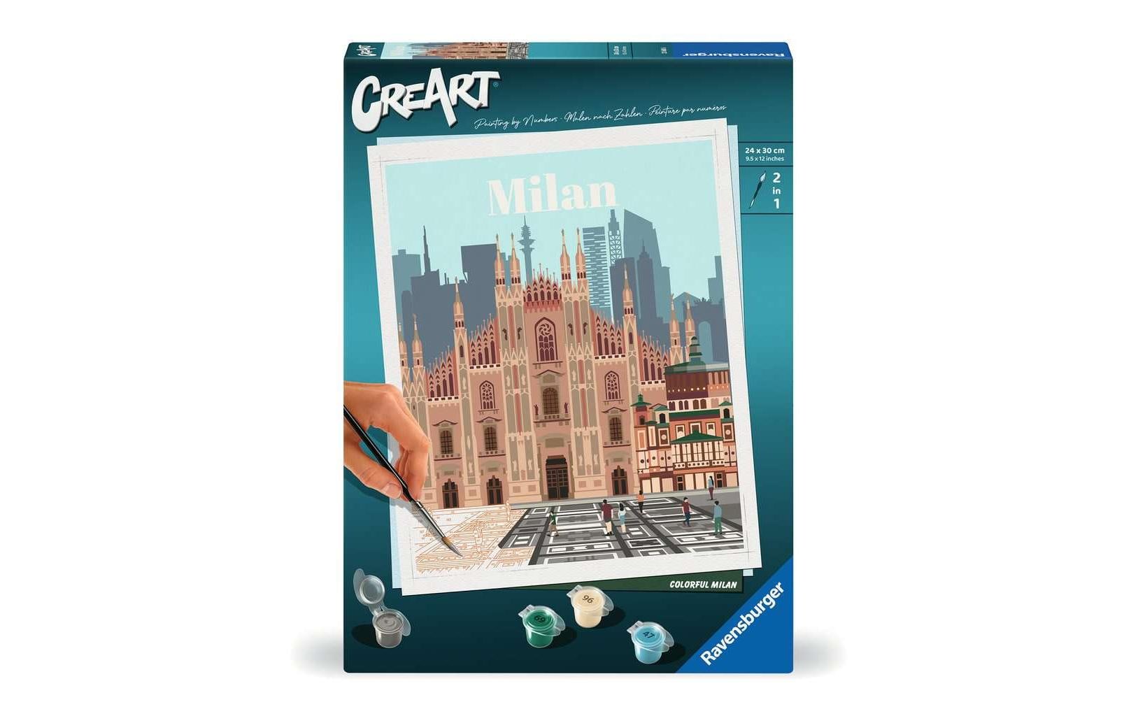 Ravensburger Malen nach Zahlen »CreArt: Colorful Milan« von Ravensburger