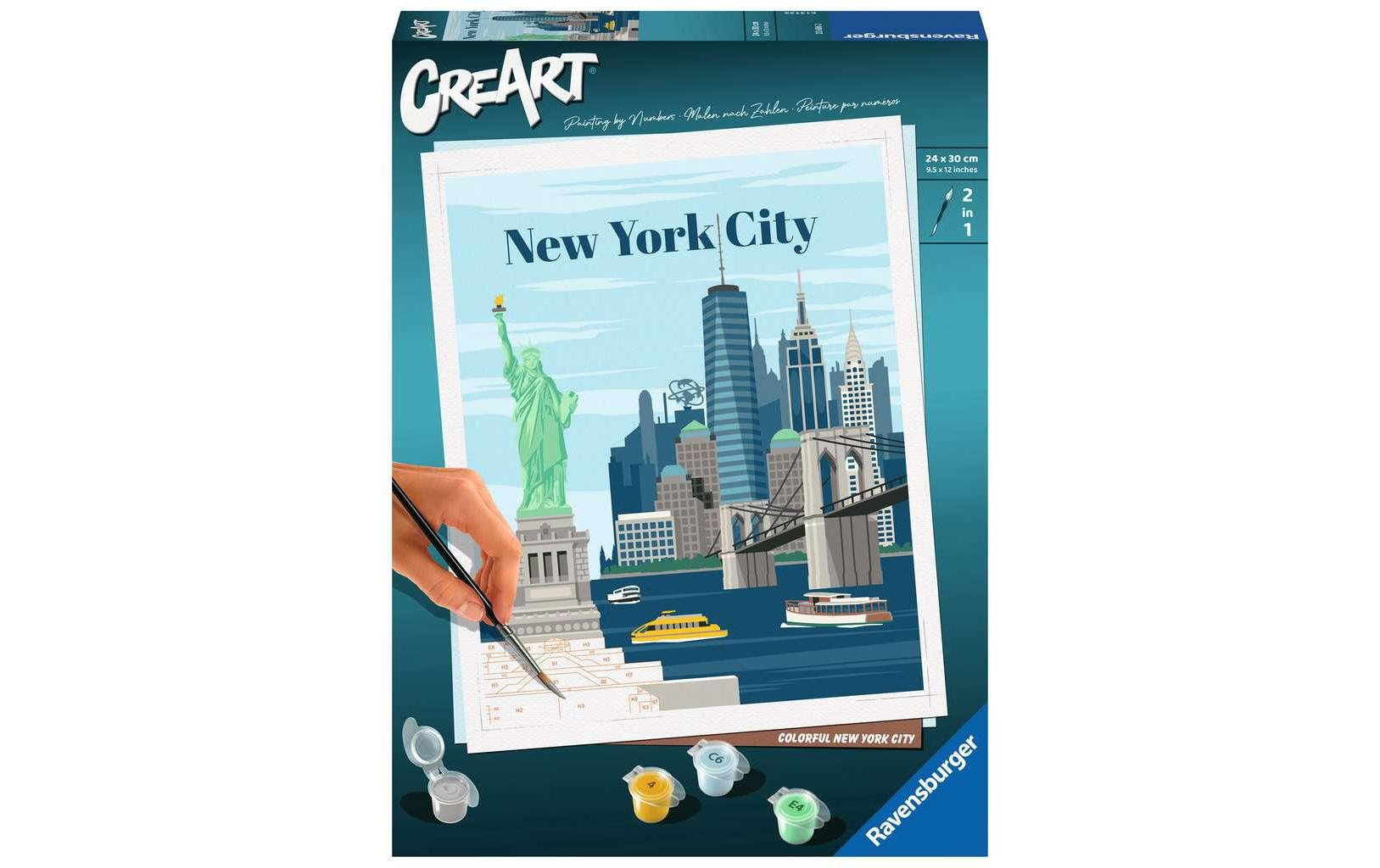 Ravensburger Malen nach Zahlen »CreArt: Colorful New York City« von Ravensburger