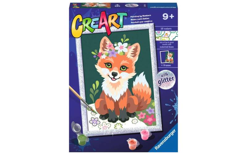 Ravensburger Malen nach Zahlen »CreArt: Flower Fox« von Ravensburger