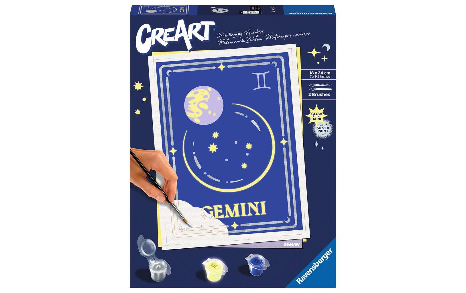 Ravensburger Malen nach Zahlen »CreArt: Zwillinge« Ravensburger Malen nach Zahlen »CreArt: Zwillinge« von Ravensburger