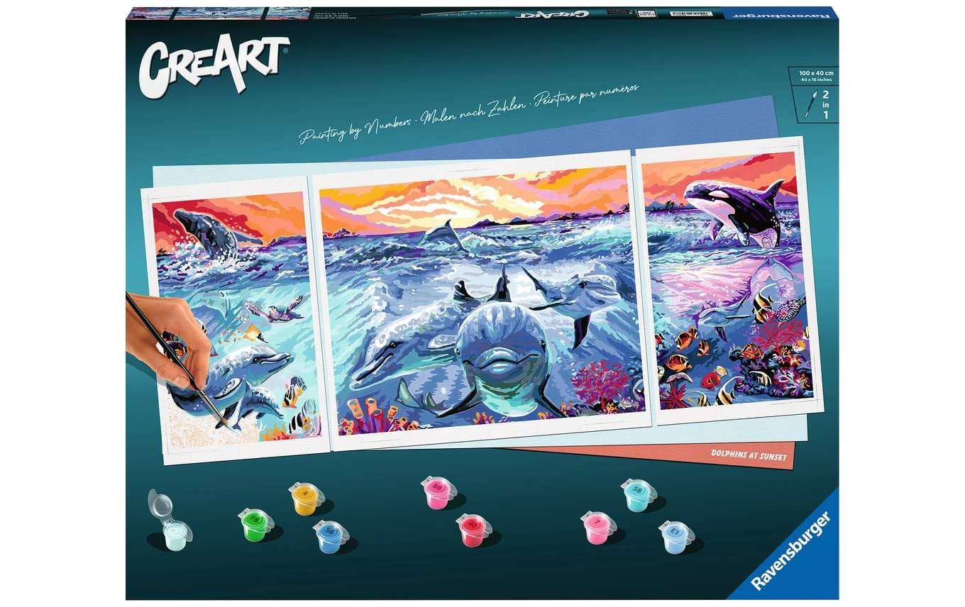 Ravensburger Malen nach Zahlen »MnZ Serie A Dolphins at Sunset« Ravensburger Malen nach Zahlen »MnZ Serie A Dolphins at Sunset« von Ravensburger