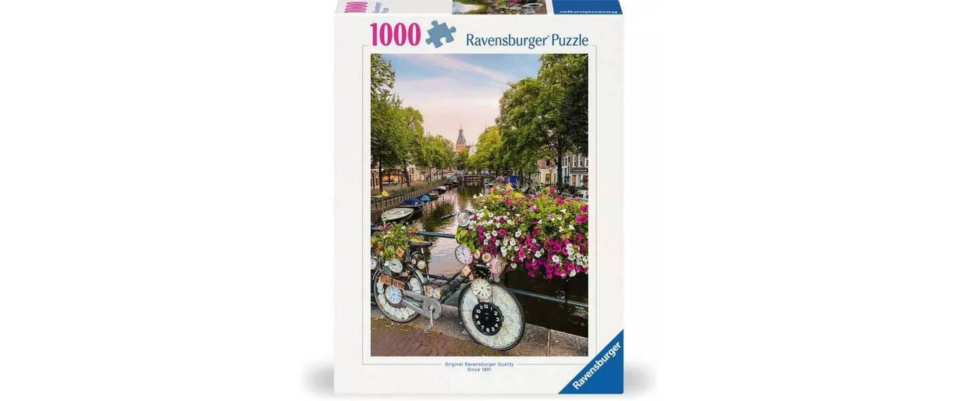 Ravensburger Puzzle »Fahrrad und Blumen in Amsterdam 1000 Teile« von Ravensburger