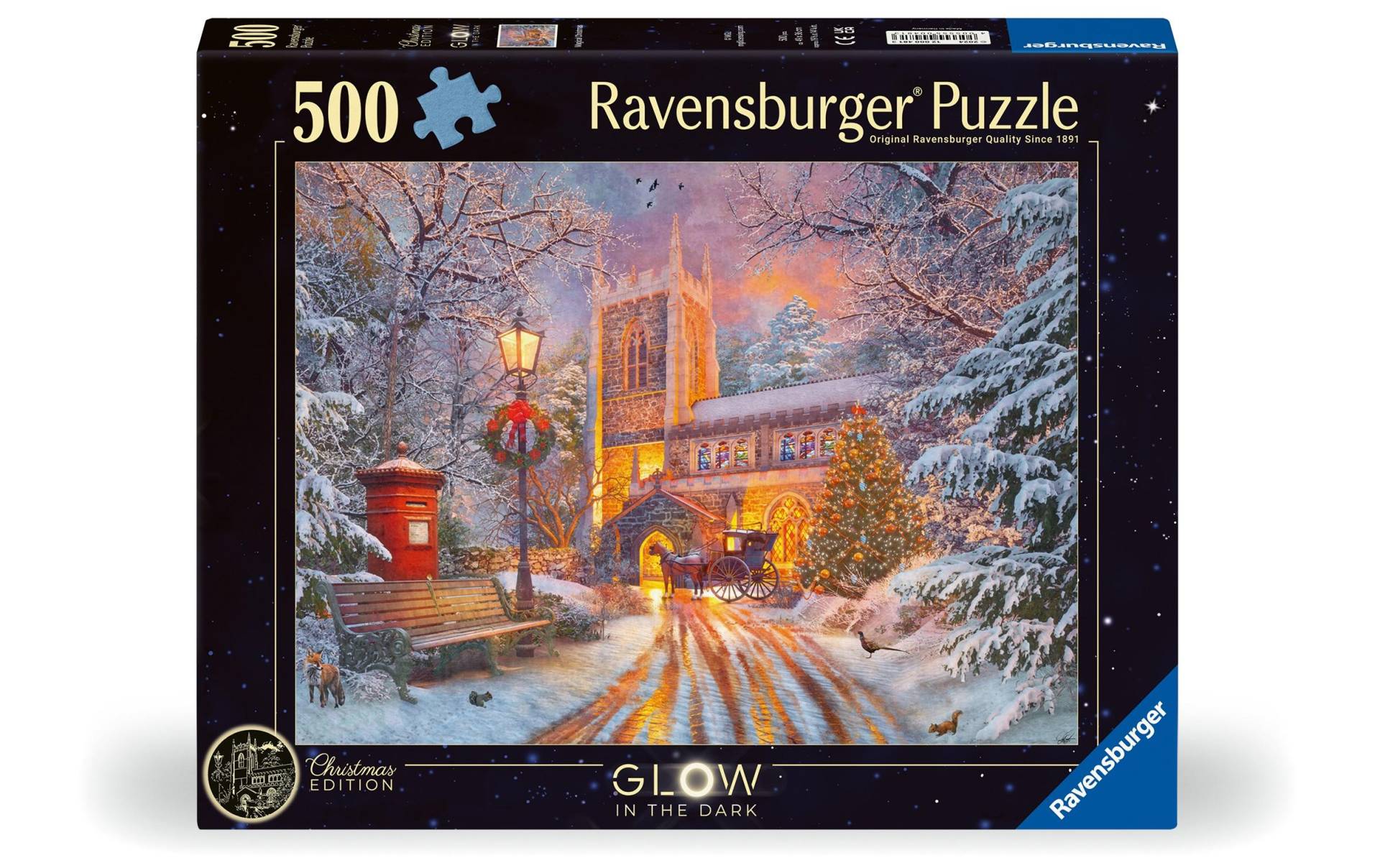 Ravensburger Puzzle »Funkelnde Weihnachten«, (500 tlg.) von Ravensburger