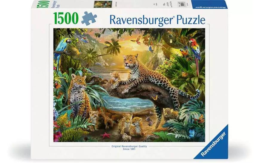 Ravensburger Puzzle »Leopardenfamilie im Dschungel« von Ravensburger