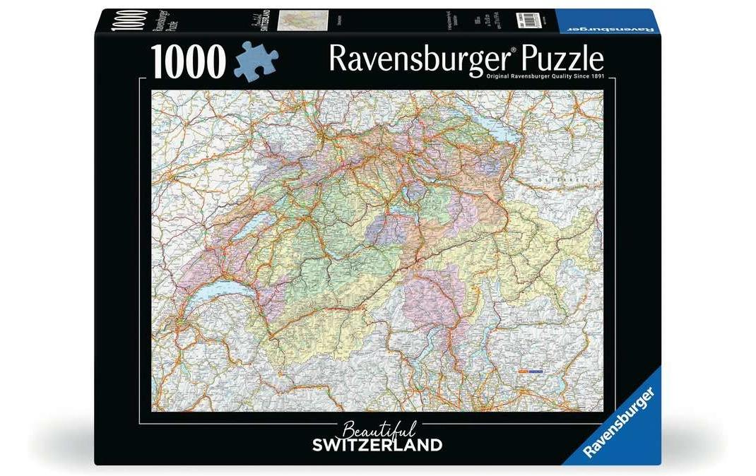 Ravensburger Puzzle »Schweizerkarte«, (1000 tlg.) von Ravensburger