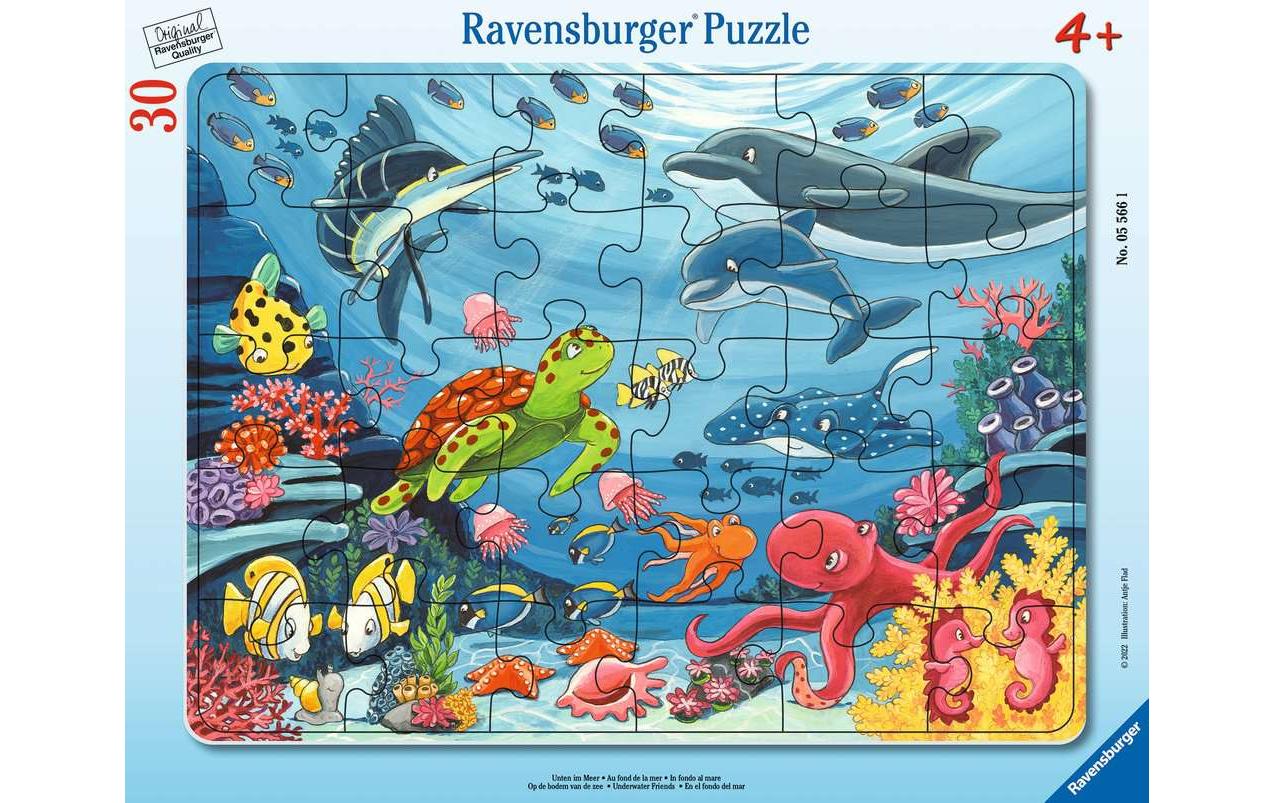 Ravensburger Puzzle »Unten im Meer«, (30 tlg.) von Ravensburger