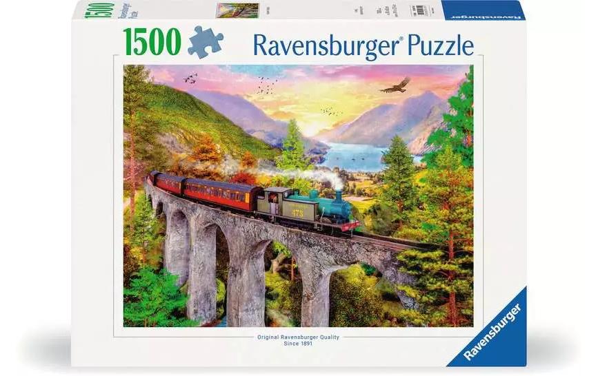 Ravensburger Puzzle »Zugfahrt im Herbst 1500 Teile« von Ravensburger