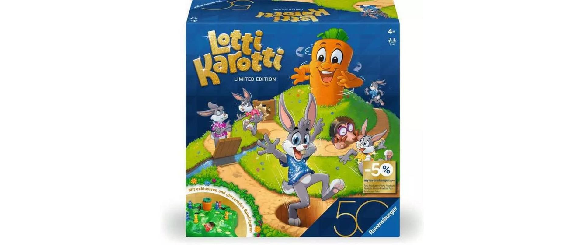 Ravensburger Spiel »Lotti Karotti 50 Jahre blaues Dreieck -DE-« Ravensburger Spiel »Lotti Karotti 50 Jahre blaues Dreieck -DE-« von Ravensburger