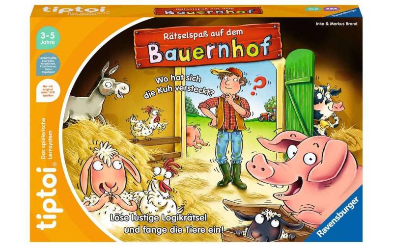 Ravensburger Spiel »tiptoi Rätselspass auf dem Bauernhof« von Ravensburger