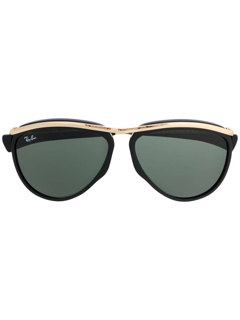 Ray-Ban 0RB221990131 aviator-frame sunglasses - Black von Ray-Ban