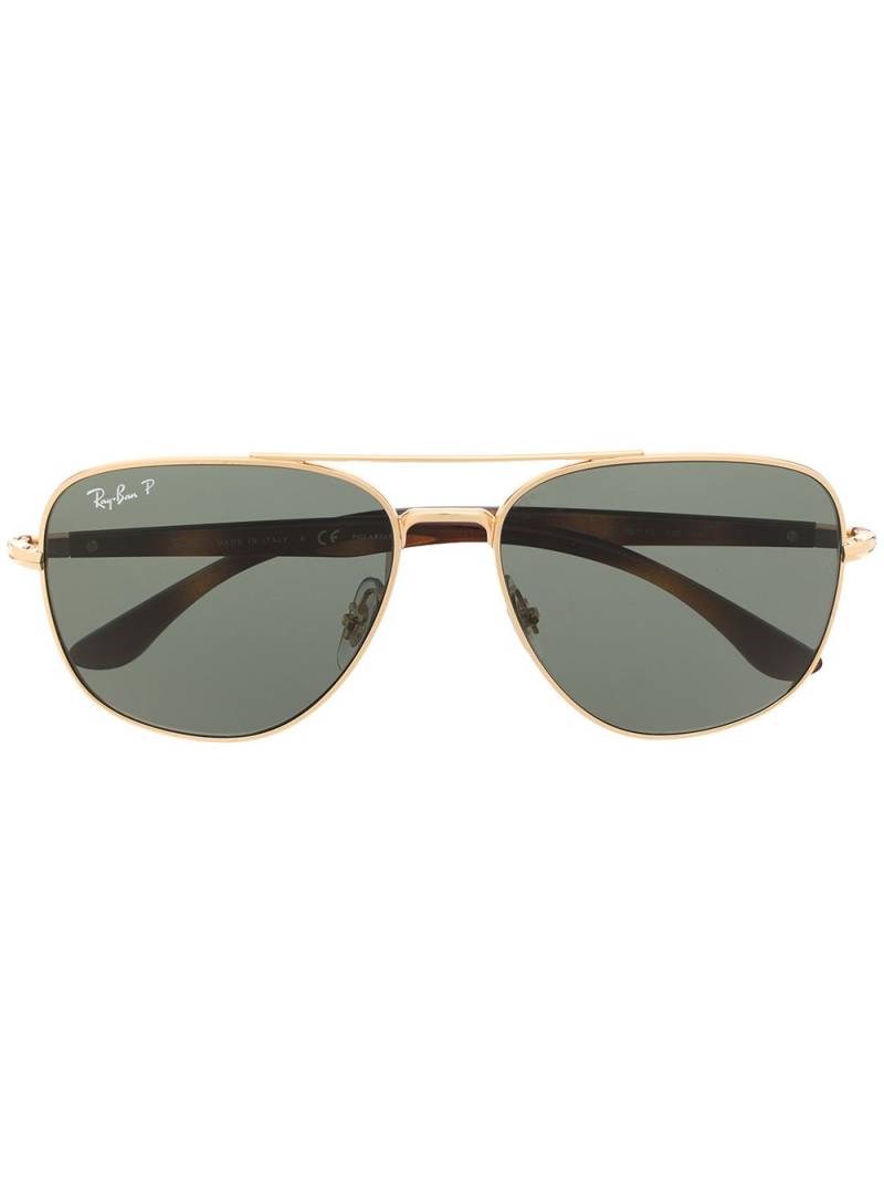 Ray-Ban 0RB3683 aviator-frame sunglasses - Black von Ray-Ban