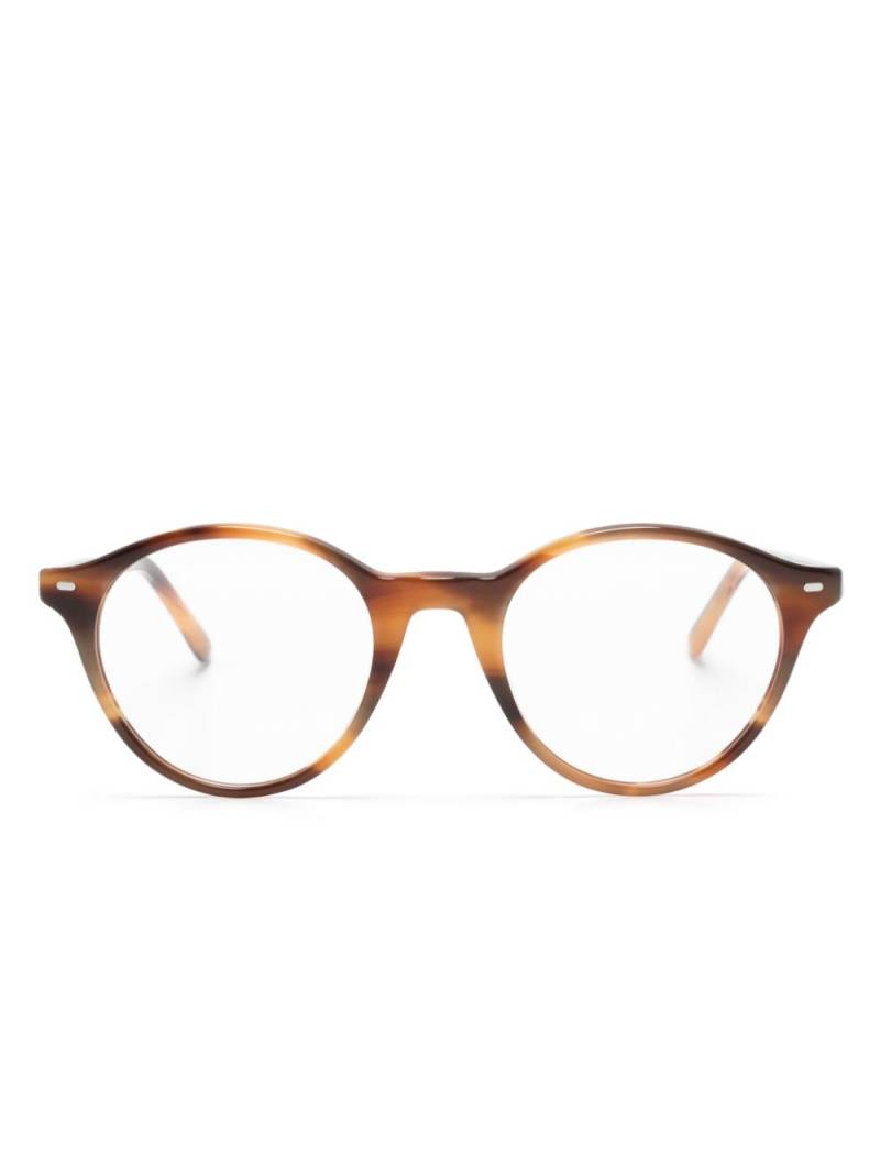 Ray-Ban Bernard round-frame glasses - Brown von Ray-Ban