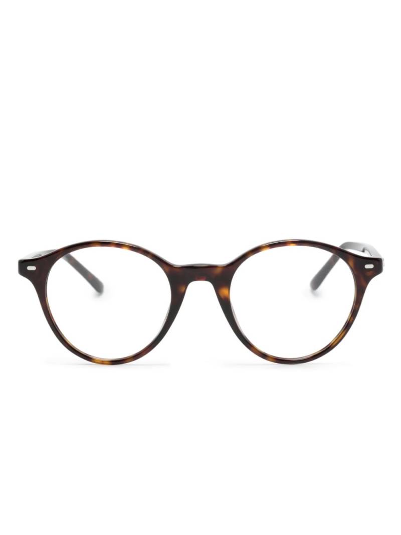 Ray-Ban Bernard round-frame glasses - Brown von Ray-Ban