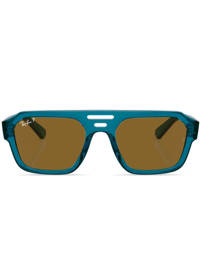 Ray-Ban Corrigan Bio-Based square-frame sunglasses - Blue von Ray-Ban