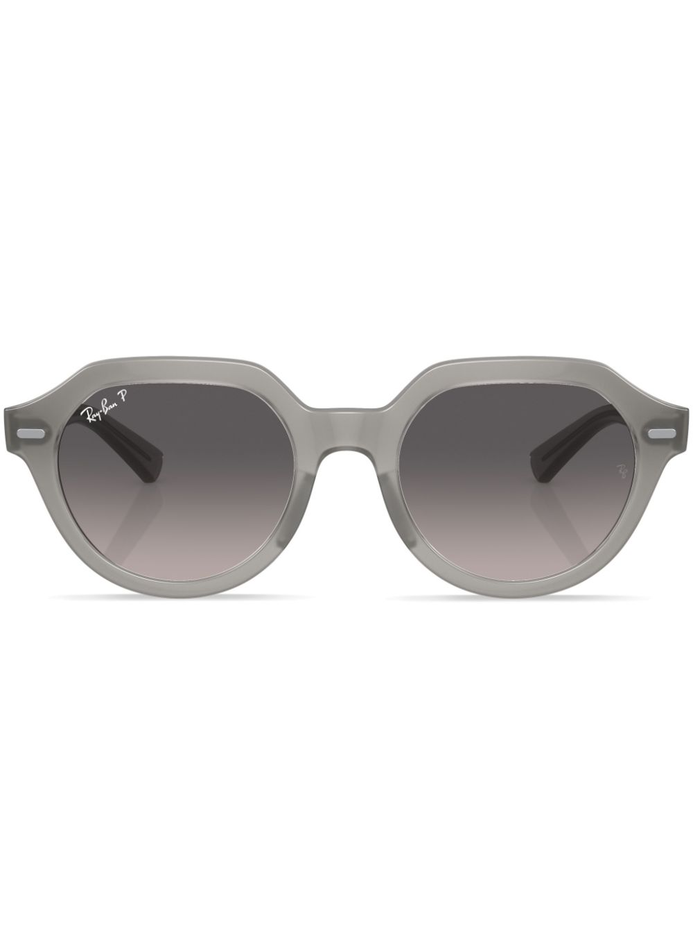 Ray-Ban Gina round-frame sunglasses - Grey von Ray-Ban