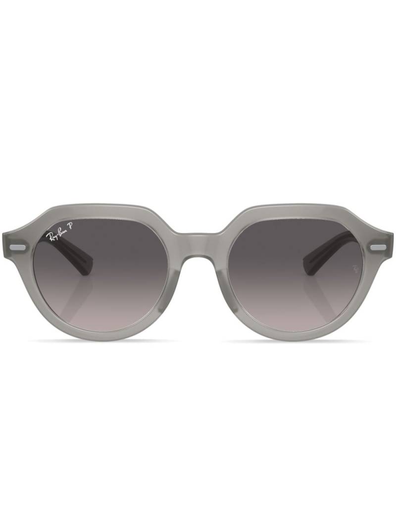 Ray-Ban Gina round-frame sunglasses - Grey von Ray-Ban