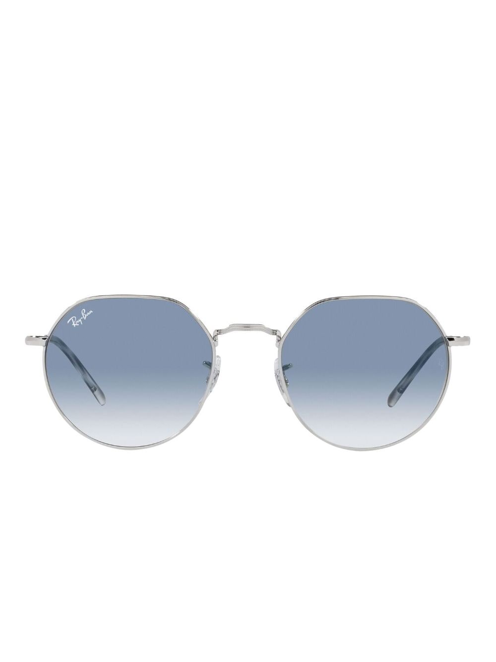 Ray-Ban Jack round-frame sunglasses - Silver von Ray-Ban