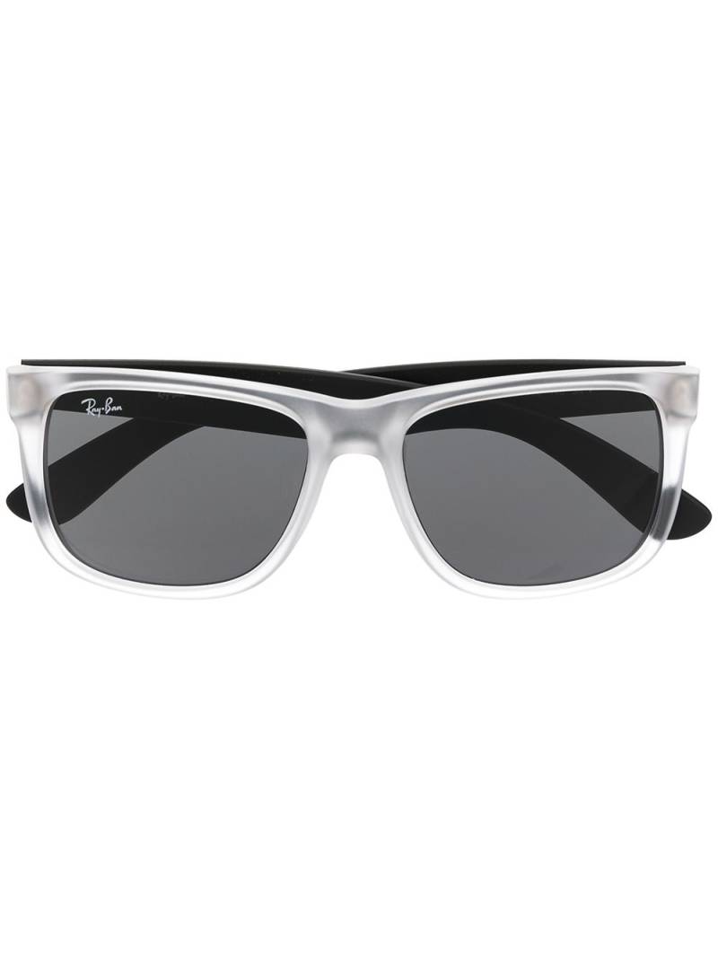 Ray-Ban Justin classic rectangular frame sunglasses - Grey von Ray-Ban