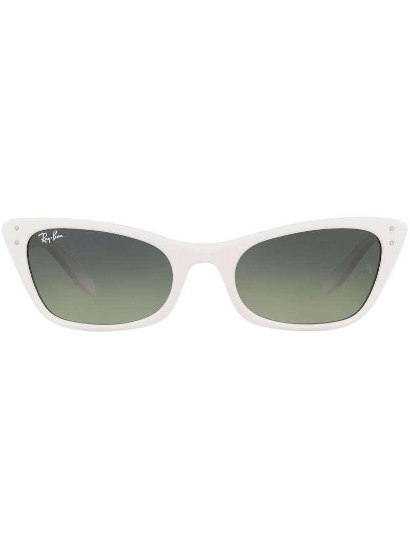 Ray-Ban Lady Burbank cat-eye sunglasses - White von Ray-Ban