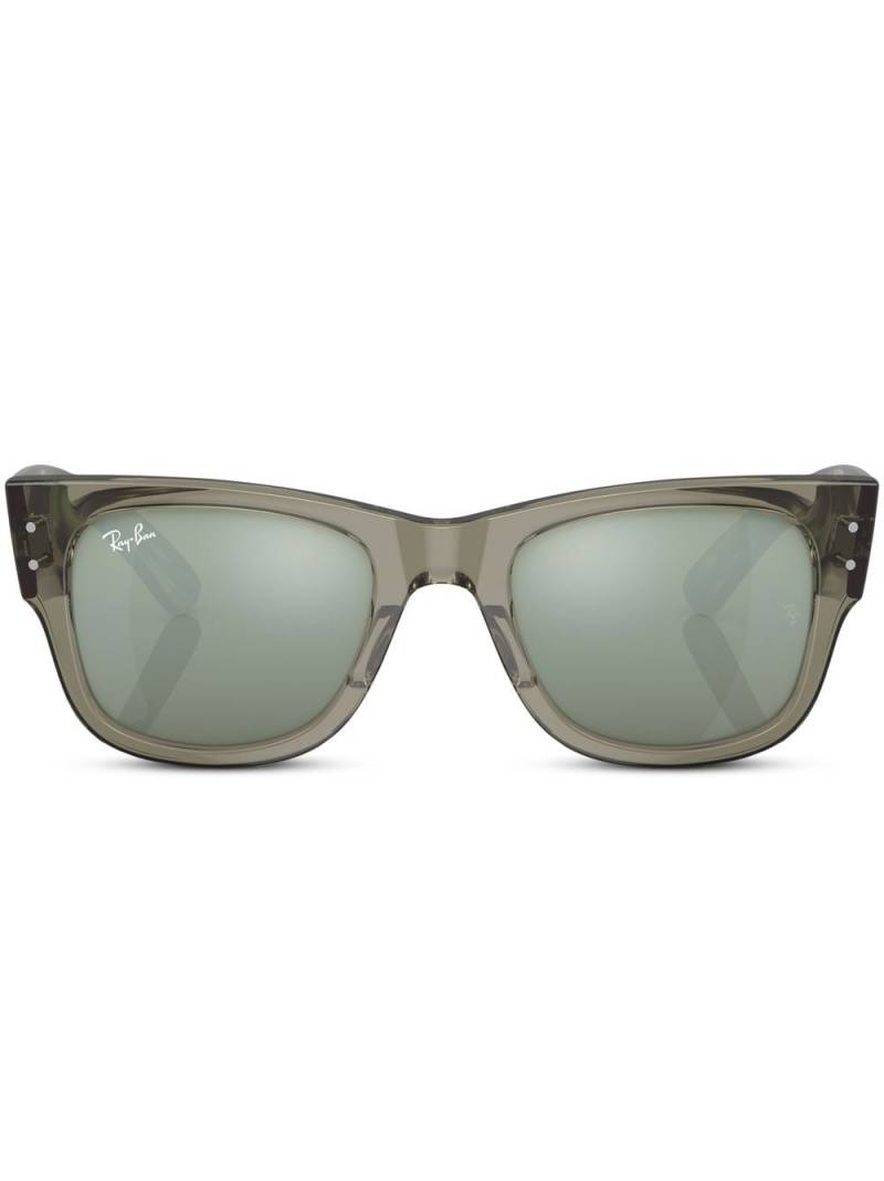 Ray-Ban Mega Wayfarer square-frame sunglasses - Green von Ray-Ban