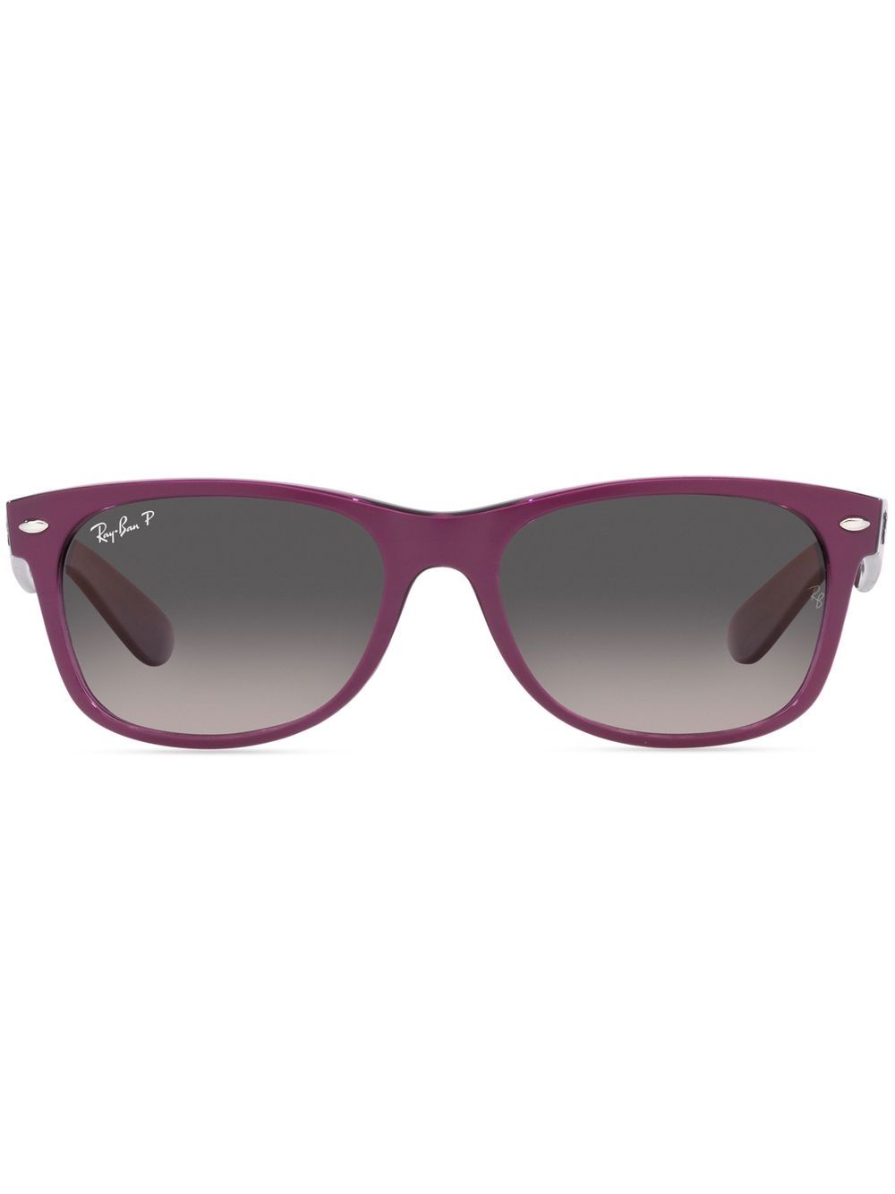 Ray-Ban RB2132 New Wayfarer square sunglasses - Purple von Ray-Ban