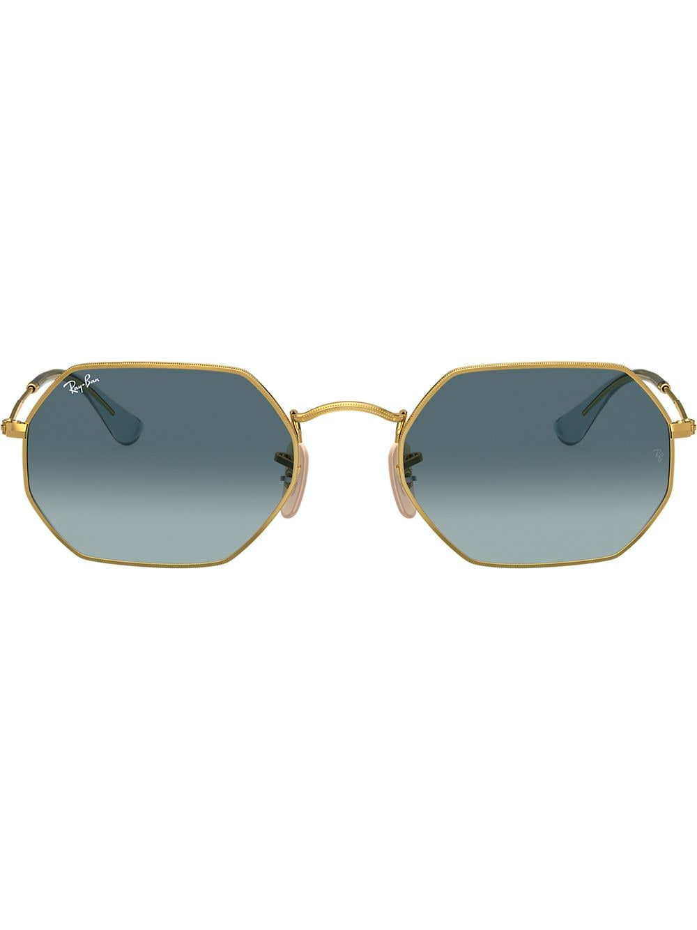 Ray-Ban RB3556N octagonal sunglasses - Gold von Ray-Ban