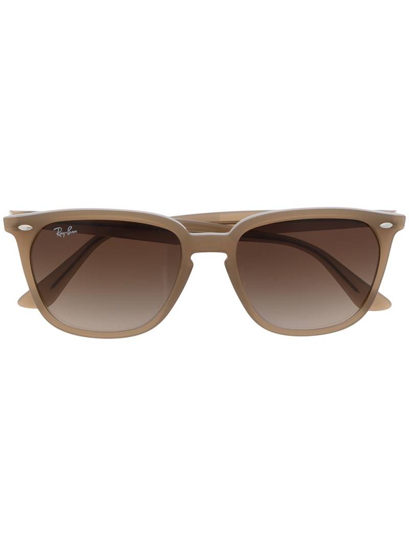 Ray-Ban RB4362 square-frame sunglasses - Brown von Ray-Ban