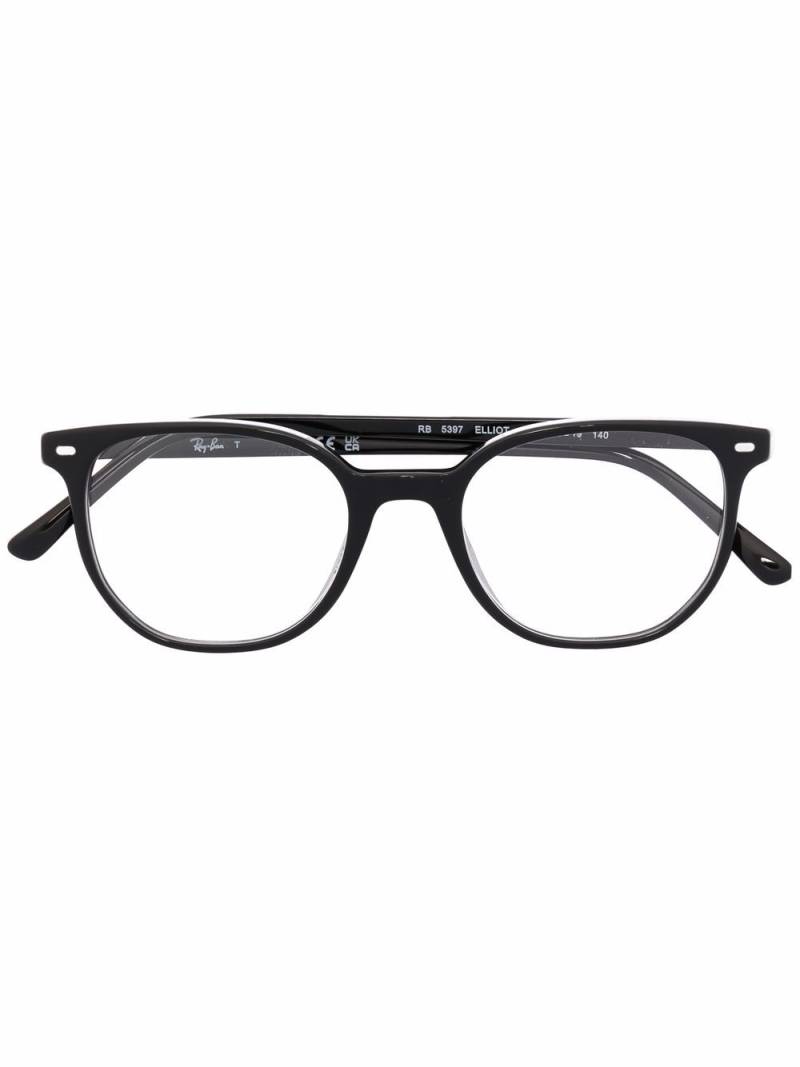 Ray-Ban RB5397 square-frame glasses - Black von Ray-Ban