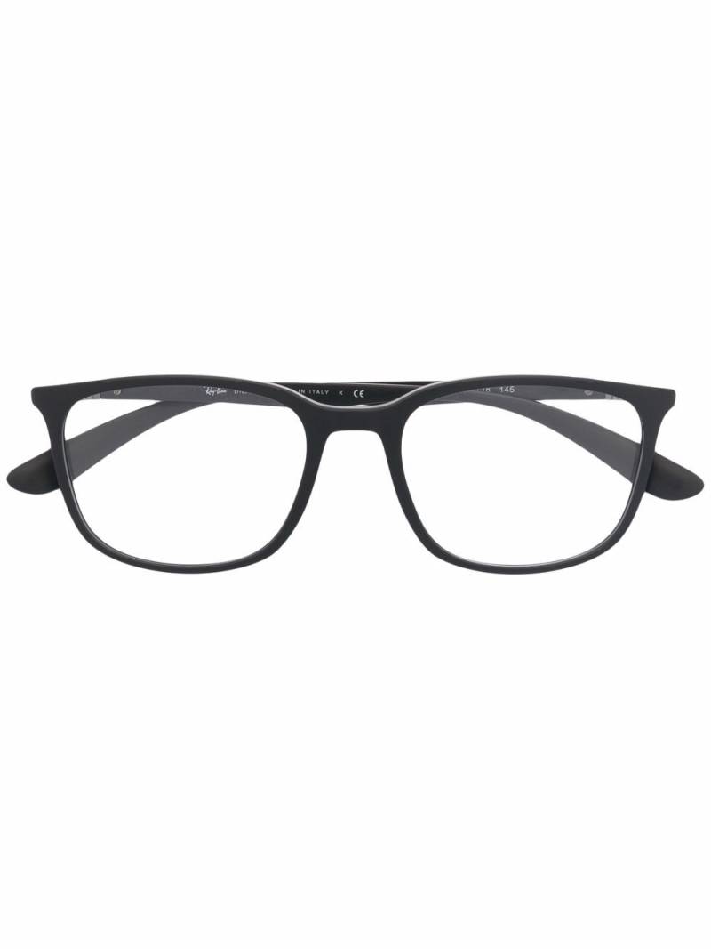 Ray-Ban RB7199 square-frame glasses - Black von Ray-Ban