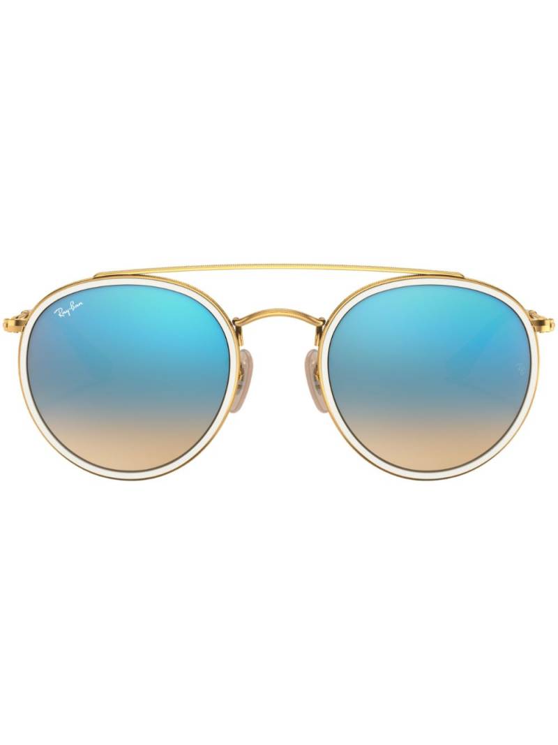 Ray-Ban Round Double Bridge sunglasses - Gold von Ray-Ban