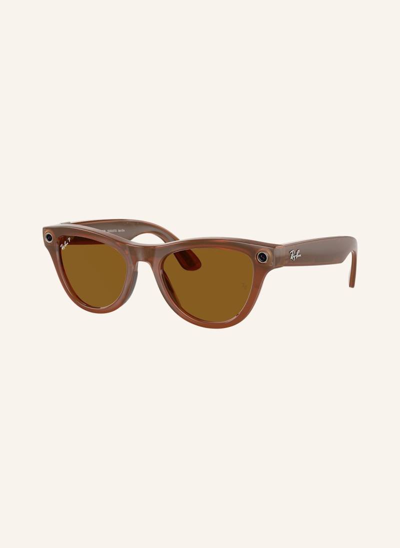 Ray-Ban Sonnenbrille Meta Skyler braun von Ray-Ban