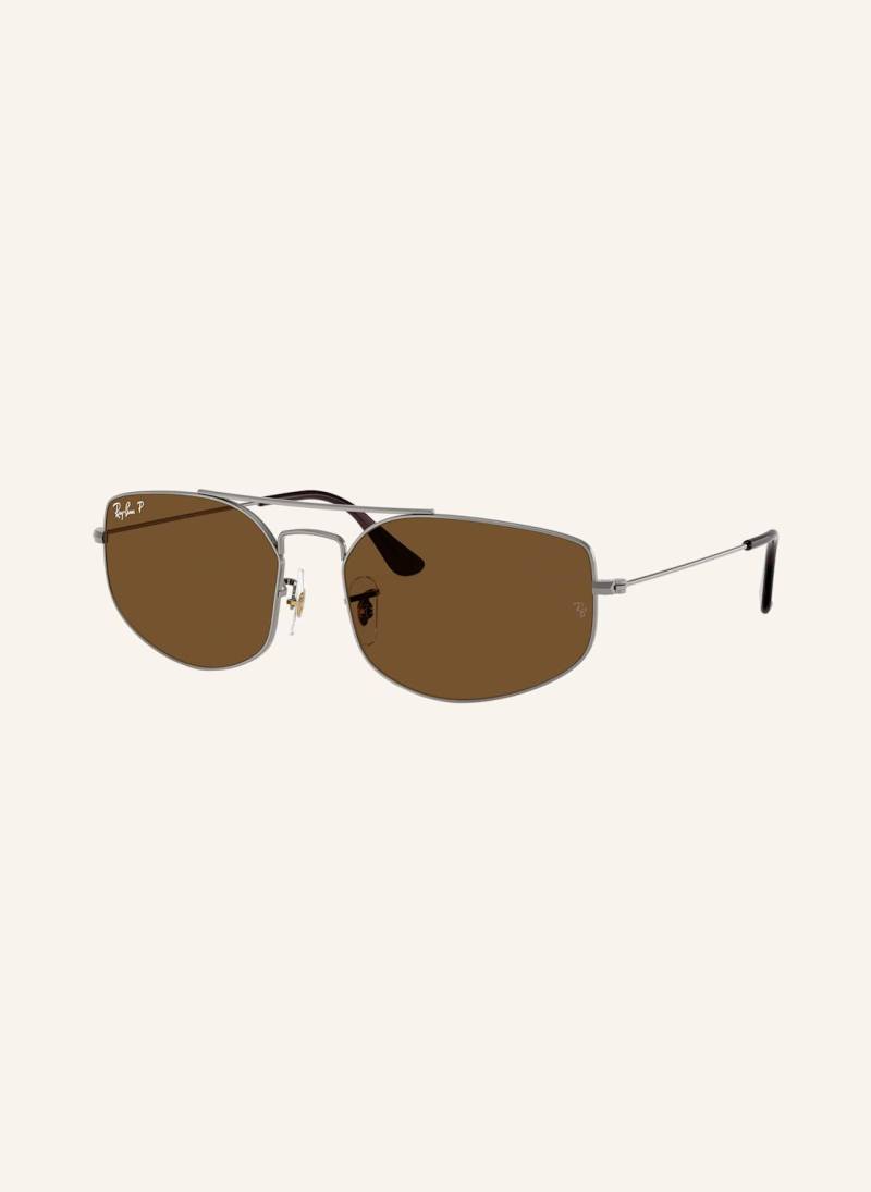 Ray-Ban Sonnenbrille rb3845 silber von Ray-Ban