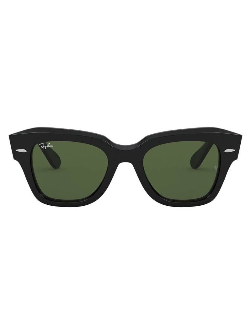 Ray-Ban State Street square-frame sunglasses - Black von Ray-Ban