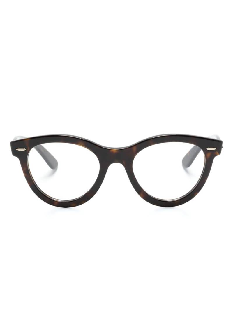 Ray-Ban Wayfarer Way round-frame glasses - Brown von Ray-Ban