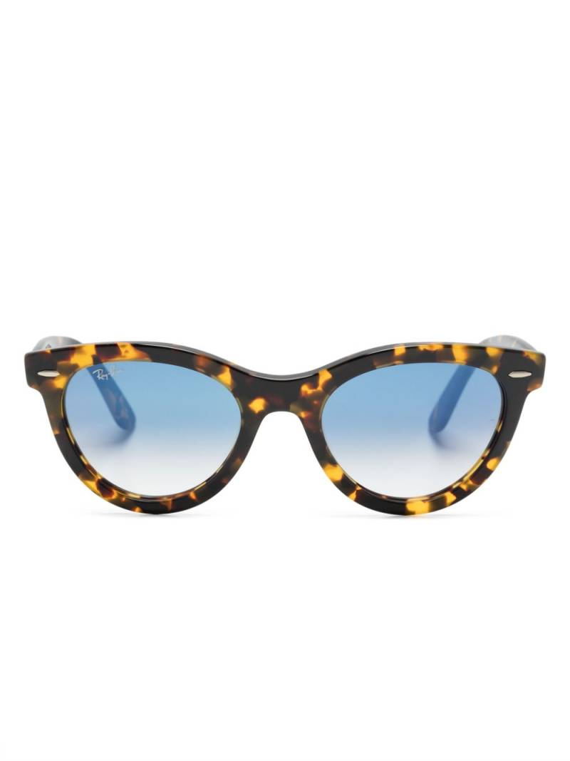 Ray-Ban Wayfarer Way round-frame sunglasses - Black von Ray-Ban