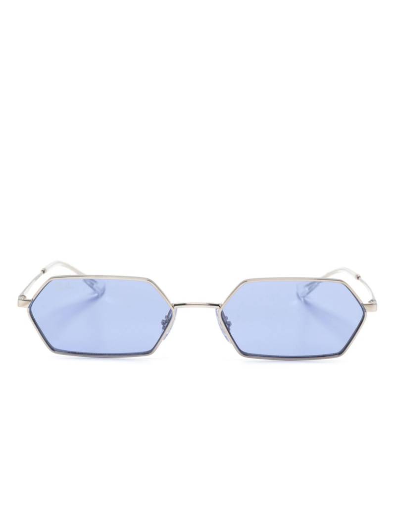 Ray-Ban Yevi geometric-frame sunglasses - Silver von Ray-Ban