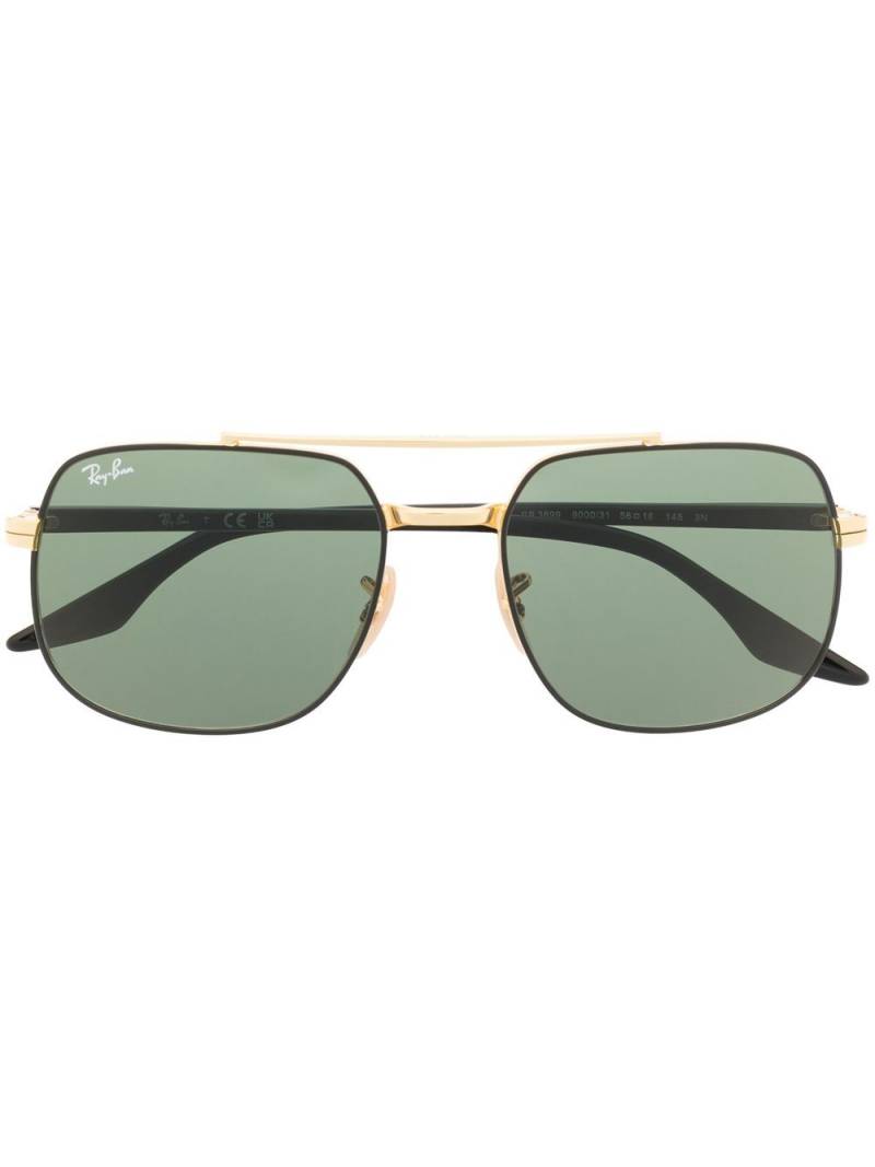 Ray-Ban aviator-frame sunglasses - Black von Ray-Ban