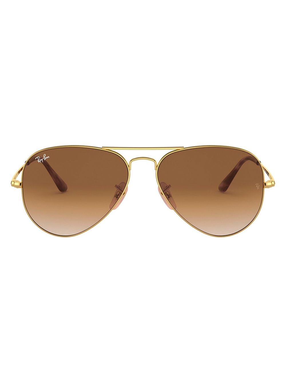 Ray-Ban aviator frame sunglasses - Brown von Ray-Ban