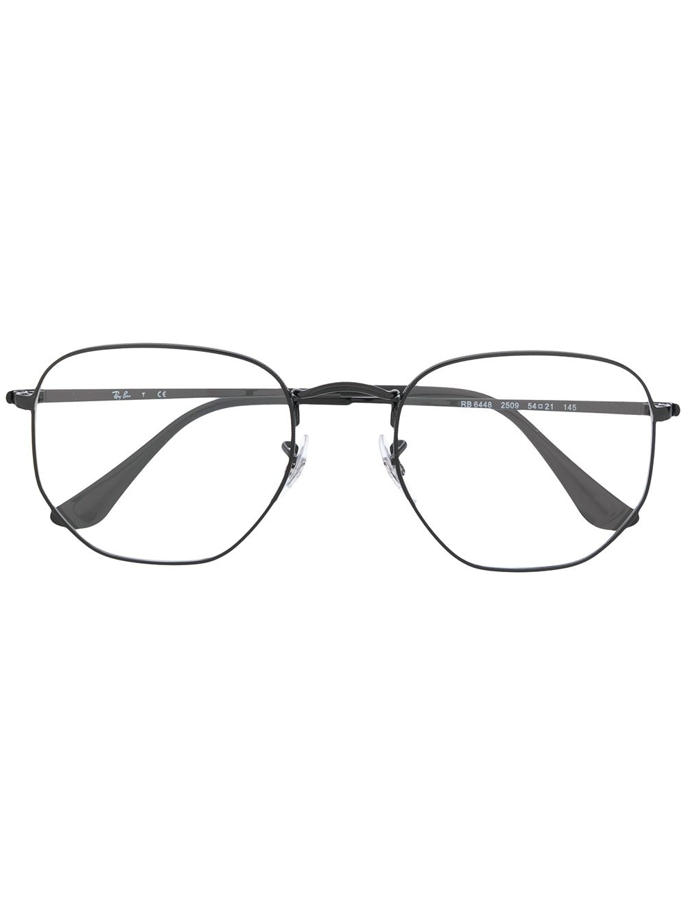 Ray-Ban hexagonal frame glasses - Black von Ray-Ban