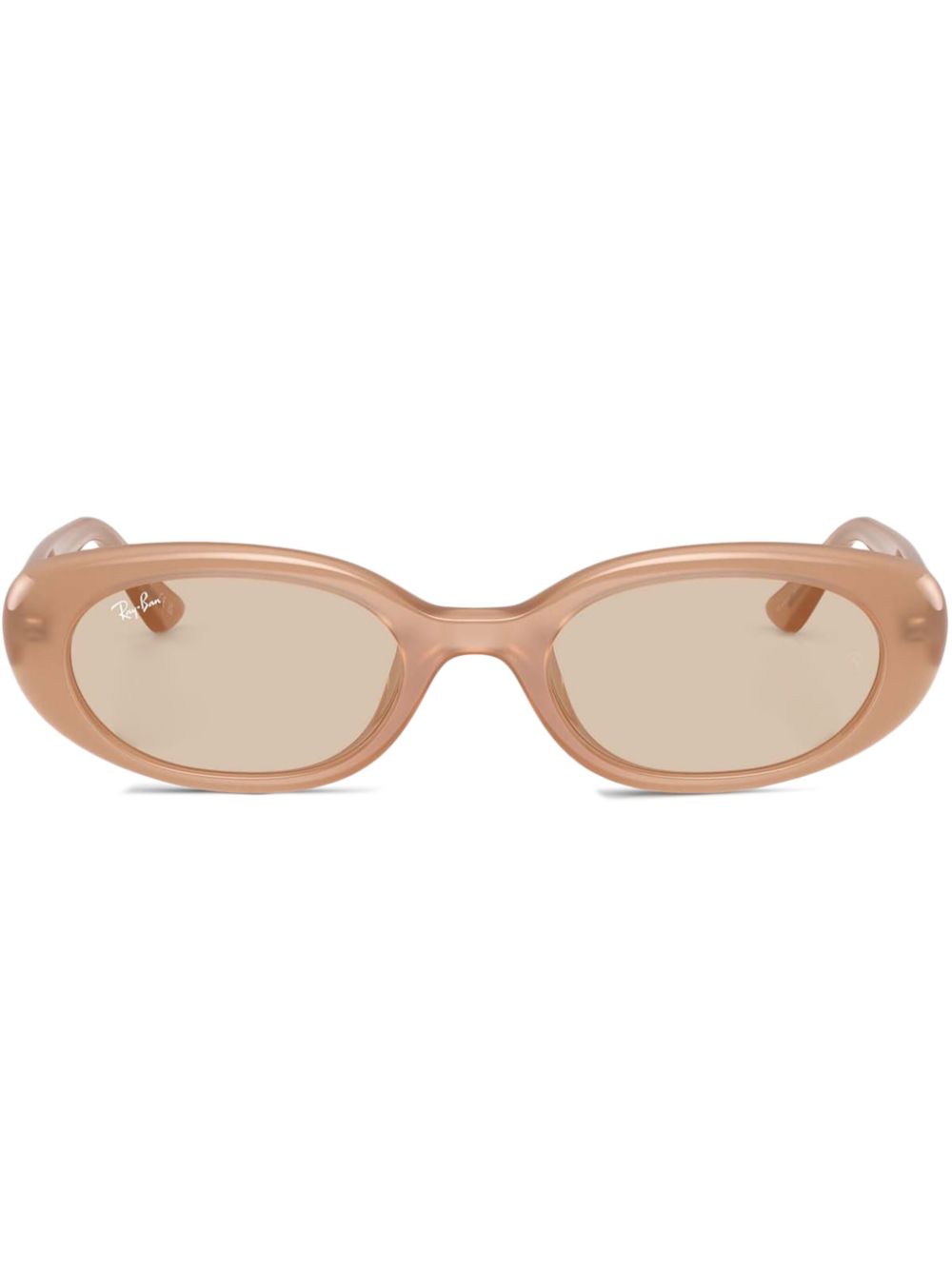 Ray-Ban logo-lettering sunglasses - Neutrals von Ray-Ban