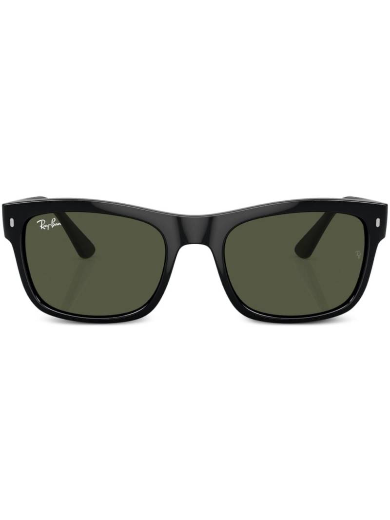 Ray-Ban logo-plaque square-frame sunglasses - Black von Ray-Ban