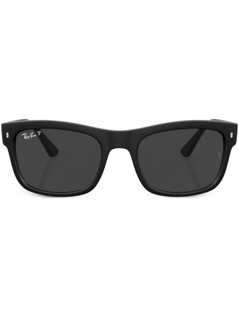 Ray-Ban logo-plaque square-frame sunglasses - Black von Ray-Ban