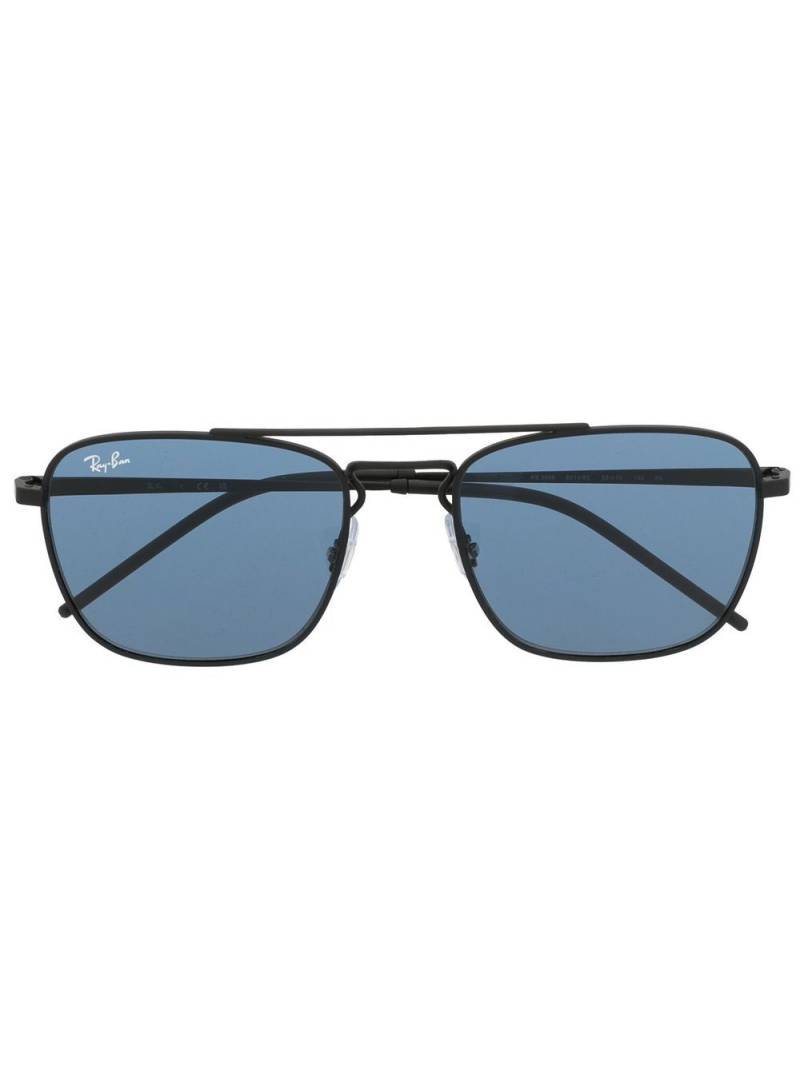 Ray-Ban oversize-frame sunglasses - Blue von Ray-Ban