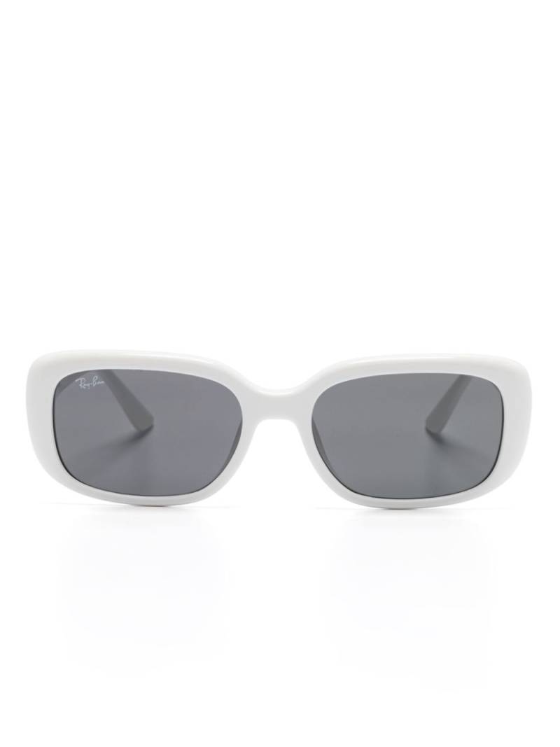 Ray-Ban oversize-frame sunglasses - White von Ray-Ban