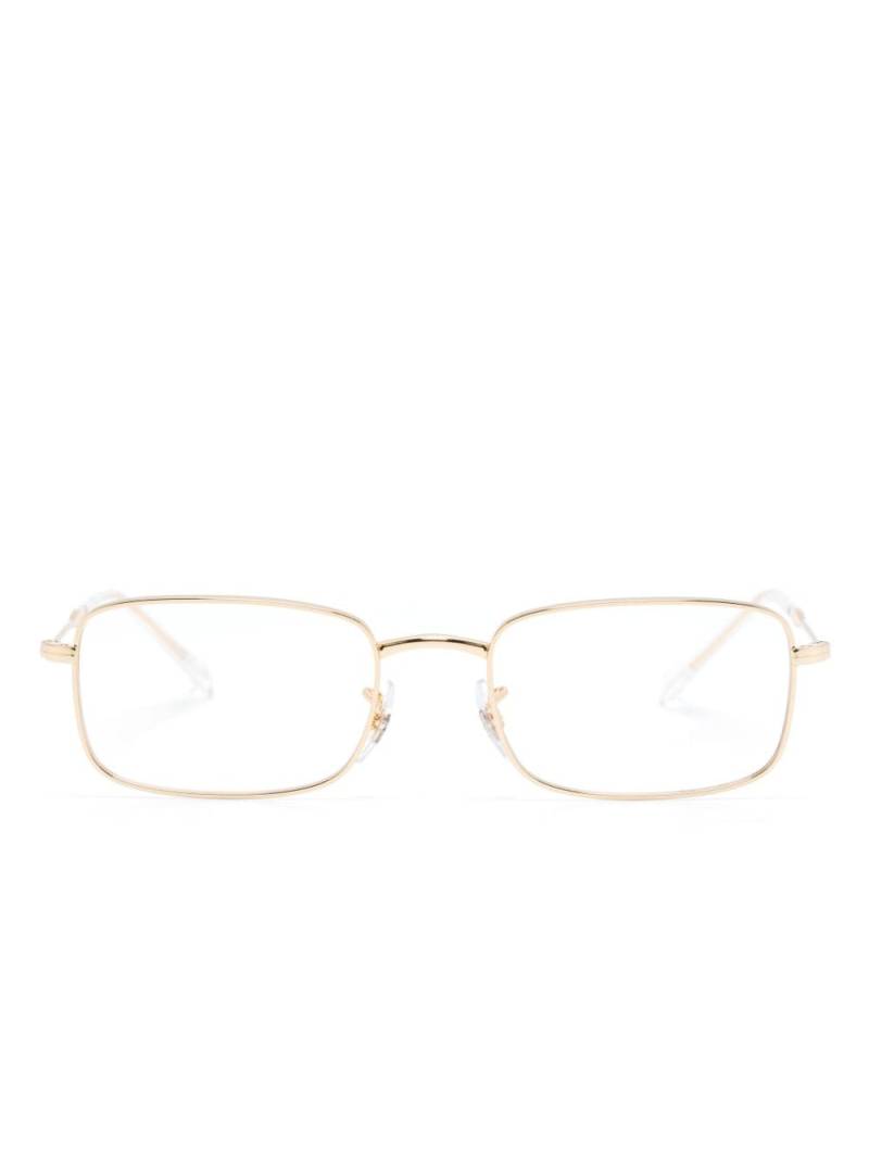 Ray-Ban rectangle-frame glasses - Gold von Ray-Ban