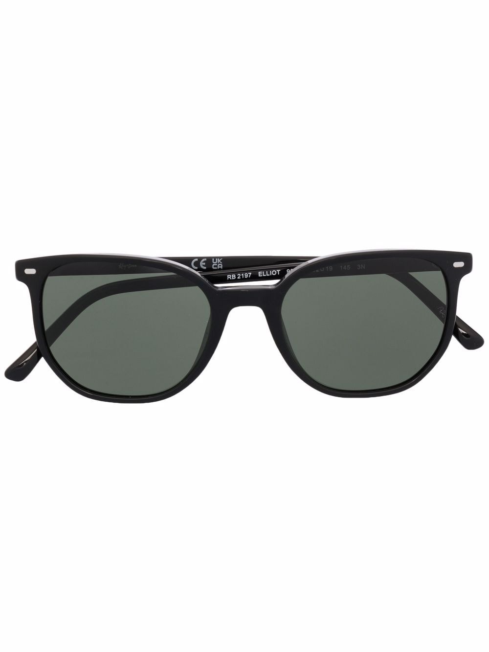 Ray-Ban rectangle frame sunglasses - Black von Ray-Ban