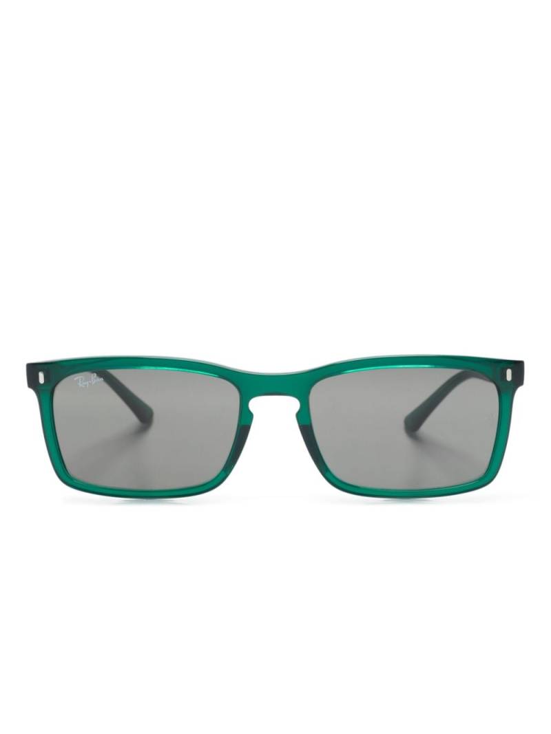 Ray-Ban rectangle-frame sunglasses - Green von Ray-Ban