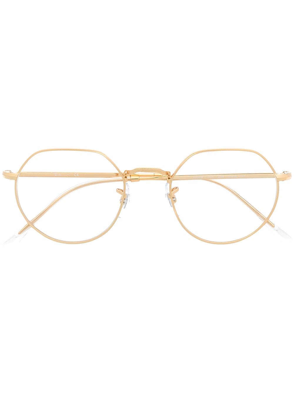 Ray-Ban round-frame glasses - Gold von Ray-Ban